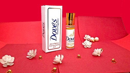 RSINC ALMAS PERFUME WITH DOVE S 8ML FRENCH FRAGRANCE Non Alcohol - Picture 7 of 9
