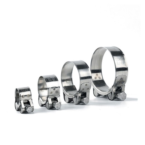 Morsetto tubo silicone turbo bullone a T in acciaio inox o zincato premium TUTTE le misure - Foto 2 di 10