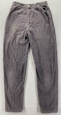 Vintage 1980  s Men  s White Tab Levi Strauss Corduroy Pants Dark Gray Trousers