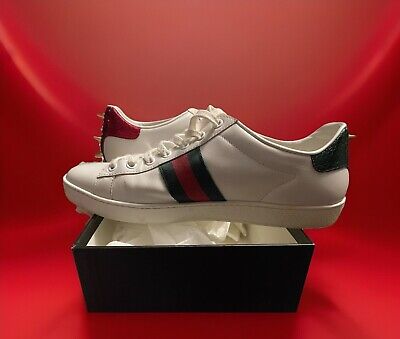 Gucci Ace Studded Whites Shoe Size 39.5 9w 431887 A38G0 9064 Gucci Ace Studded Whites Shoe Size 39.5 9w 431887 A38G0 9064