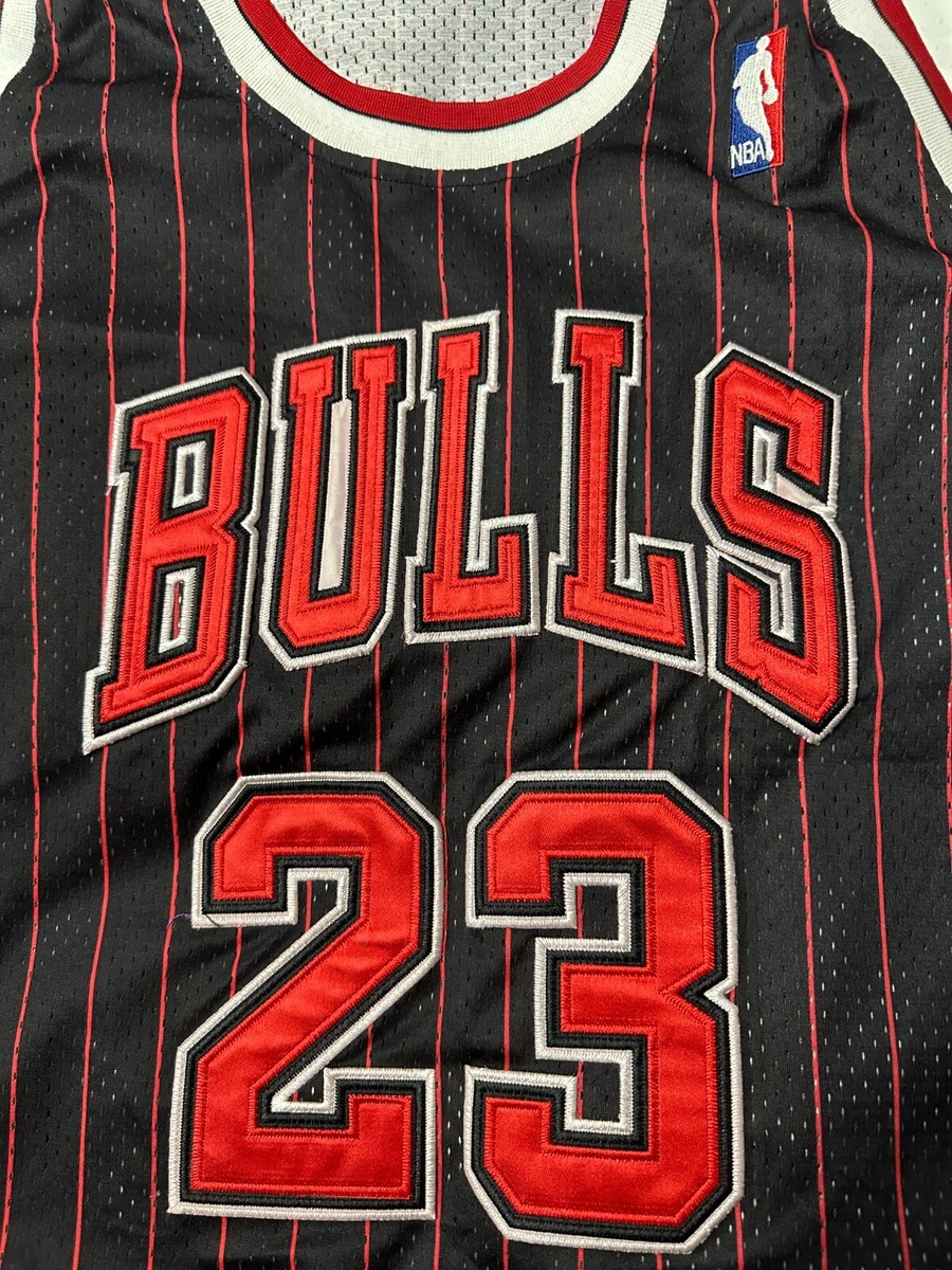 Team Nike Chicago Bulls #23 Michael Jordan Nike Black Red