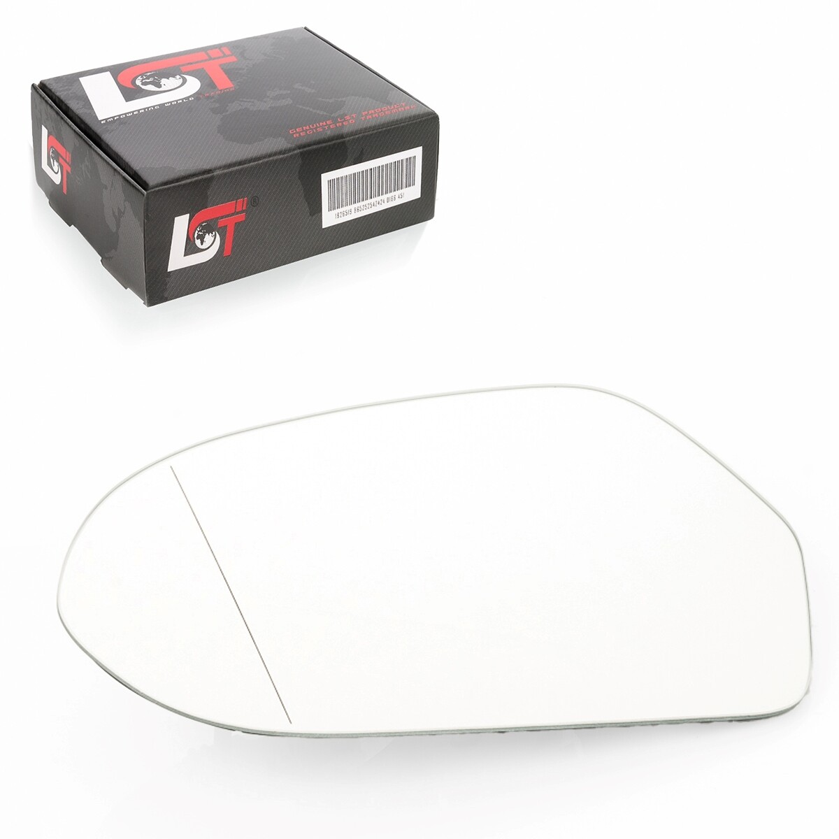 Exterior Mirror Side Mirror Adhesive Left Aspherical for Audi A6 4G C7 2010-