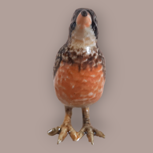 NORTHERN ROSE American Robin Porcelain Miniature Figurine New FREE SHIPPING R193 - Picture 4 of 6