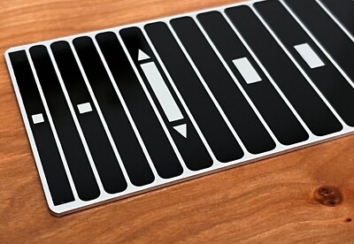 Stringmaster Style Lap Steel Gitarre Griffbrett - 8 Saiten Aluminium 22,5'' Scale