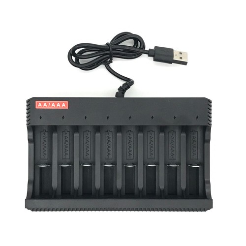 2-8 Slots Universal Battery Charger For AA AAA 9V Ni-MH Rechargeable Batteries - Picture 10 of 36