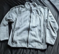 Puma Men's Athletic Zip Up Jacket Gray Grey Size XL
