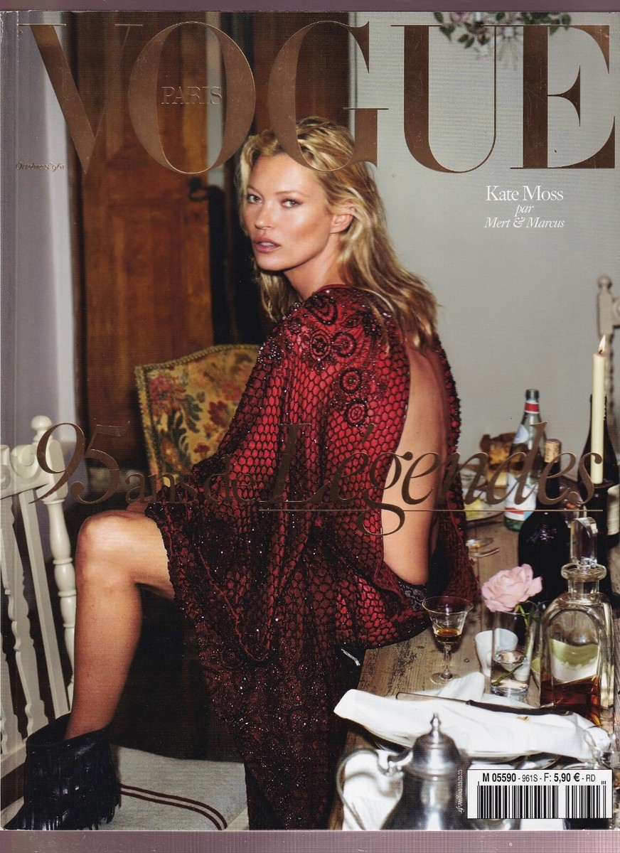 VOGUE PARIS ☆ Kate Moss Vogue Paris ~ #901 October 2009 ~ Kate Moss Diane Kruger