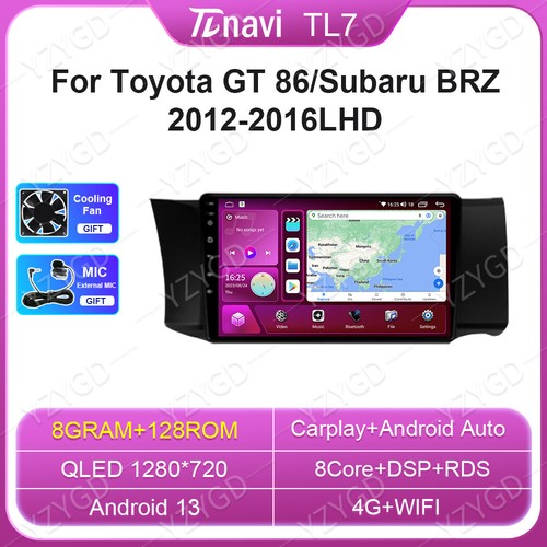 For Toyota GT 86 For Subaru BRZ Car Radio CarPlay Auto Multimedia Player Screen - Picture 12 of 40