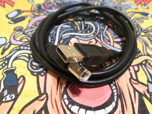 (140) Cable impresora usb, 1mtr