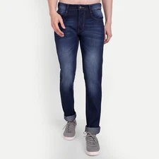 MEGHZ  MENS RICARDO SLIM FIT DENIM JEANS