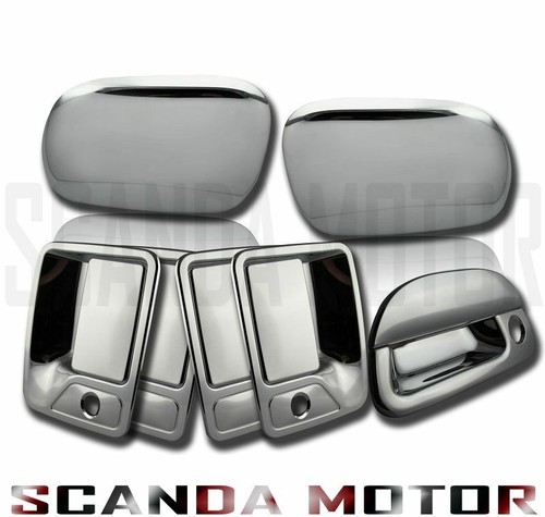 Ford F250 F350 97-07 Super Duty Chrome Mirror Door Handle Tailgate Cover - Picture 1 of 2