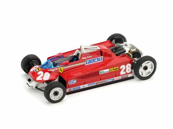 Ferrari 126CK Turbo 1981 Gp Monaco Transportversion Pironi #28 1:43 R368T Brumm-image