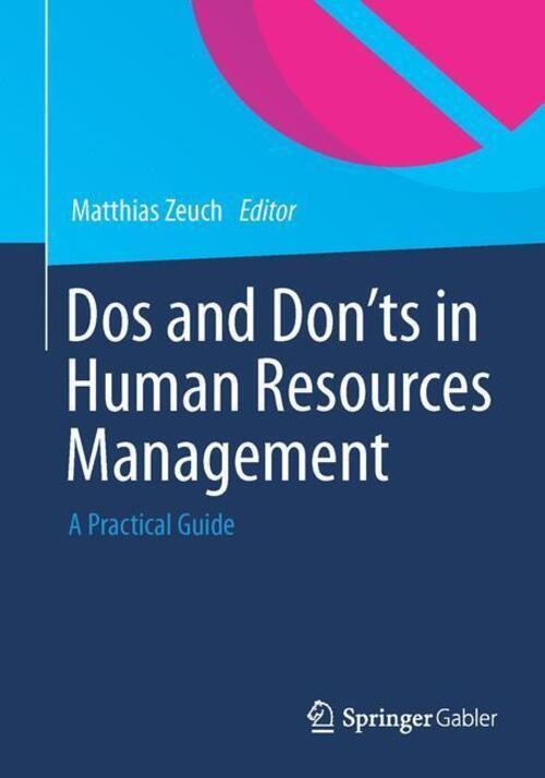 Thumbnail - Dos And Don¿ts In Human Resources Management | Matthias Zeuch |