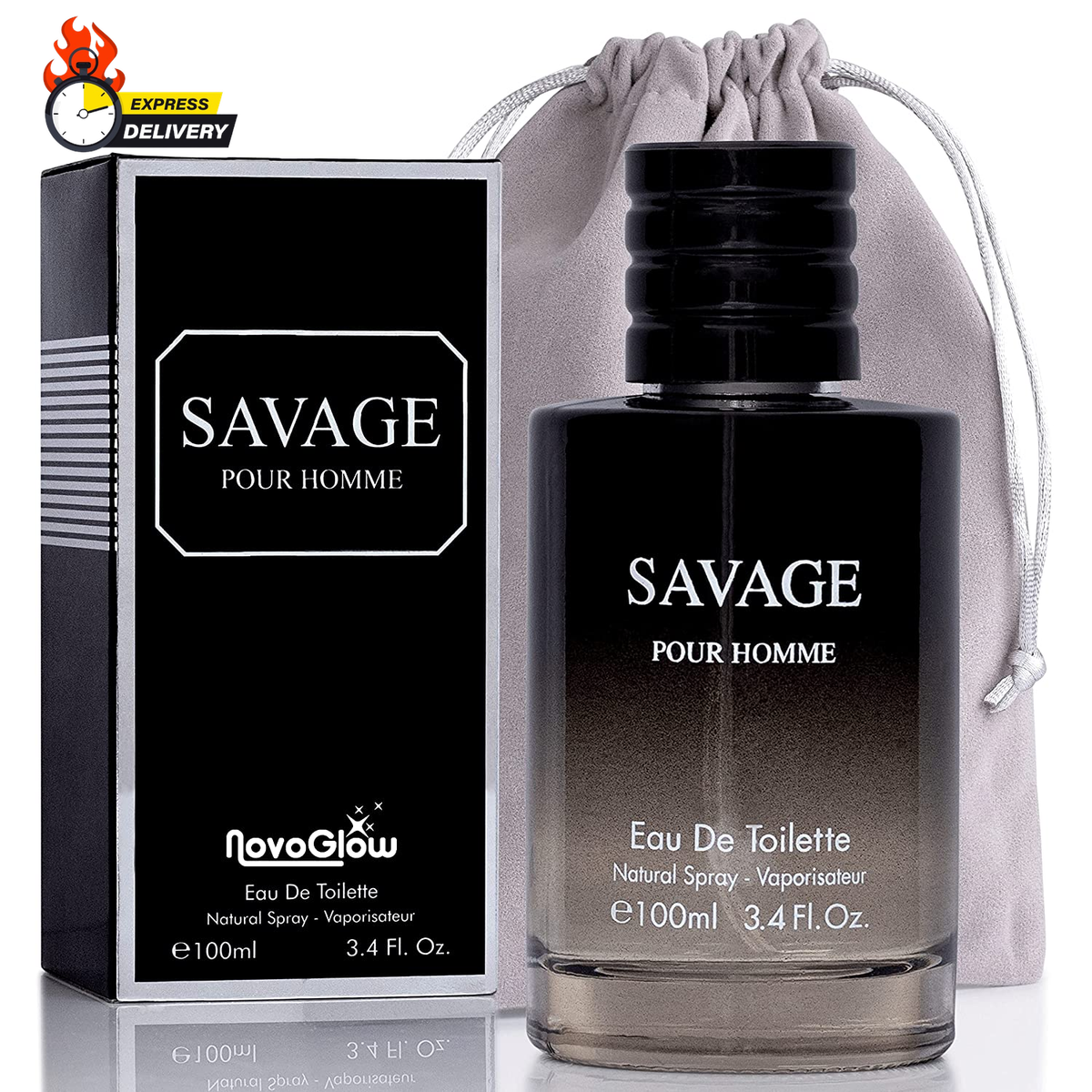 Savage for Men 3.4 Oz Men'S Eau De Toilette Spray Refreshing