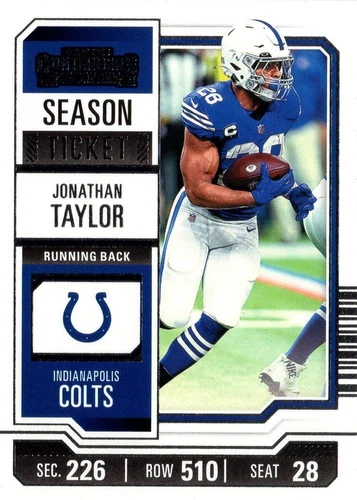 2023 Panini Contenders Jonathan Taylor #43