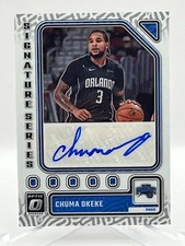 2023-24 Donruss Optic Basketball Signature Series Card #SS-OKK Chuma Okeke