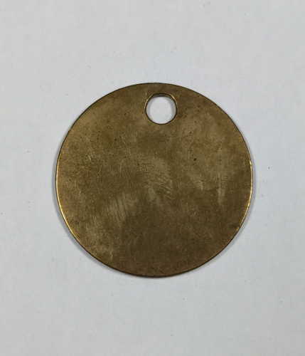 Annesley Colliery No 736 Brass Miners Pit Check Token Mining Memorabilia - Picture 5 of 5