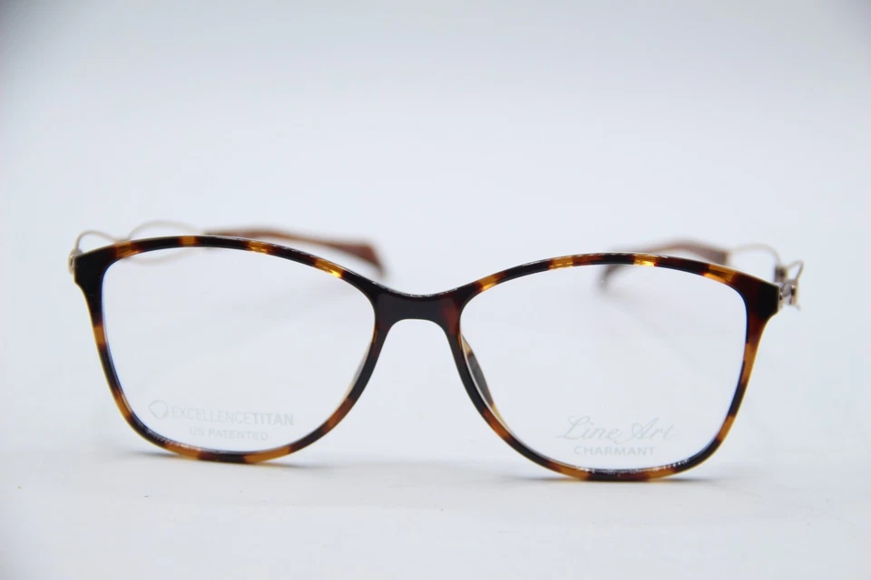 NOVA LINHA ARTE CHARMANT XL 2101 DB HAVANA MARROM ARMAÇÃO AUTÊNTICA ÓCULOS 52-14 - Imagem 2 de 4
