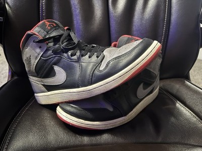 Nike Air Jordan 1 Mid Bred Shadow Size 10 US Black/Grey Fast Shipping NBA Bulls