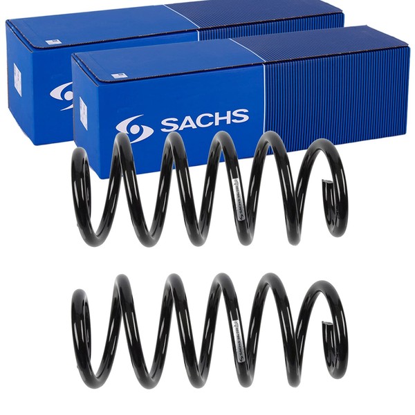 2X Sachs Fahrwerksfedern Hinten Passend FÜR Toyota Avensis Links+Rechts-image