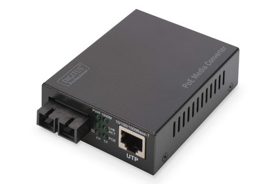 DIGITUS Media Converter - MM - Gbit Ethernet - RJ45 / SC - 850 nm Wavelength - U
