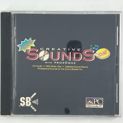 Creative Sounds W Prosounds Sound Blaster CD ROM MIDI Music Files Effects