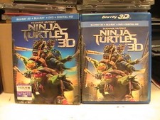 Teenage Mutant Ninja Turtles 2014 3D Blu-ray Lenticular Slip NYC Megan Fox Arnet