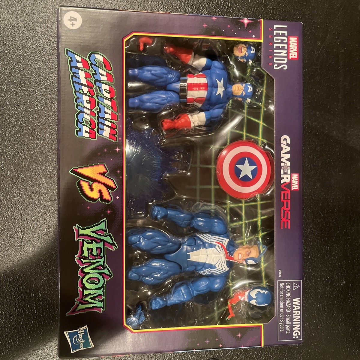 Marvel Legends Series Gamerverse Captain America vs. Venom 6-Inch
