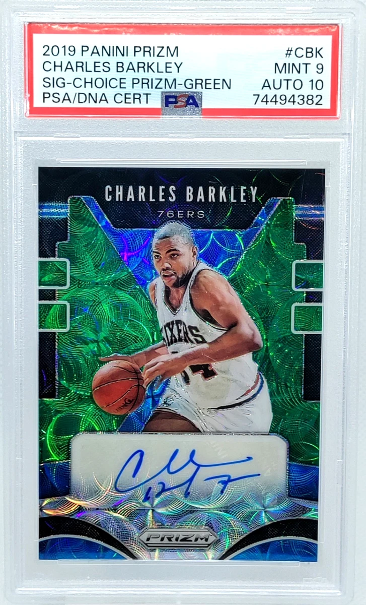 Charles Barkley Basketball Autographed Grade 9 Sports Trading