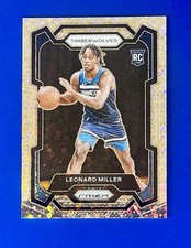 2023-24 Prizm Leonard Miller RC Fast Break Prizm #155