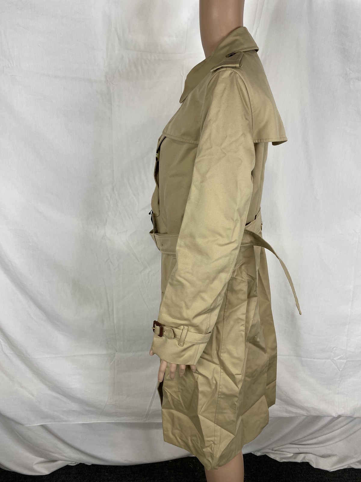 Burberry Womens Long Kensington Heritage Trench Coat Size 6 Beige thumbnail 10