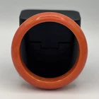 Vintage Bakelite Orange Bangle Bracelet Collectible Unique Vintage Jewelry