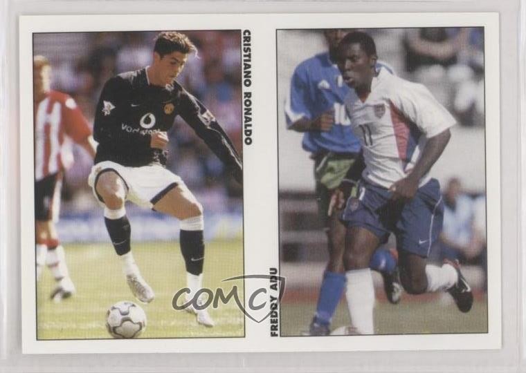 2004 Soccer Pax Cristiano Ronaldo Freddy Adu #FRCR Rookie RC 05yi