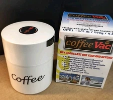 Coffeevac 1/2lb The Ultimate Vacuum Sealed Coffee Container 