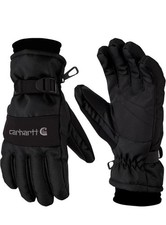Carhartt Men's Waterproof Insulated Knit Cuff Glove Large, Black