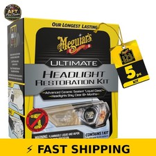 Meguiars Ultimate Headlight Restoration Kit - Easy Use 18 Months Protection