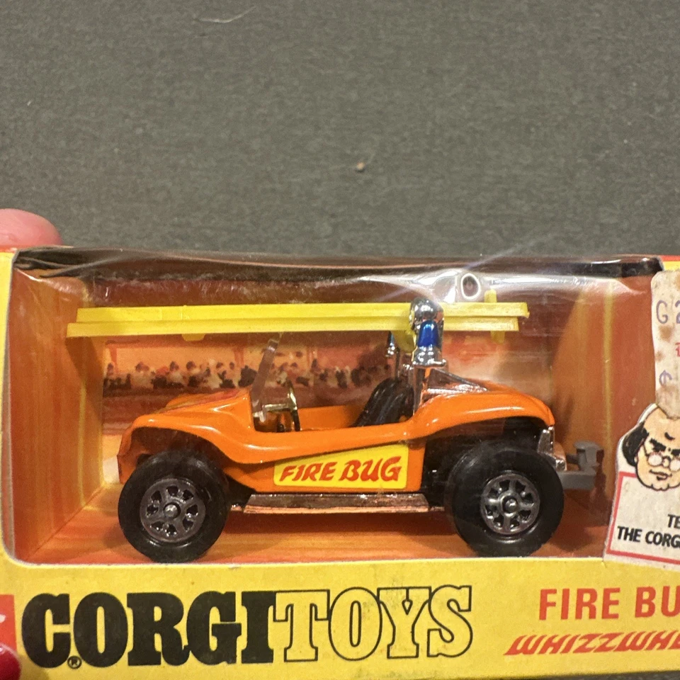Corgi 395 Fire Bug In Original Box - Excellent Vintage Original Model in Box H34 - Image 4 of 4