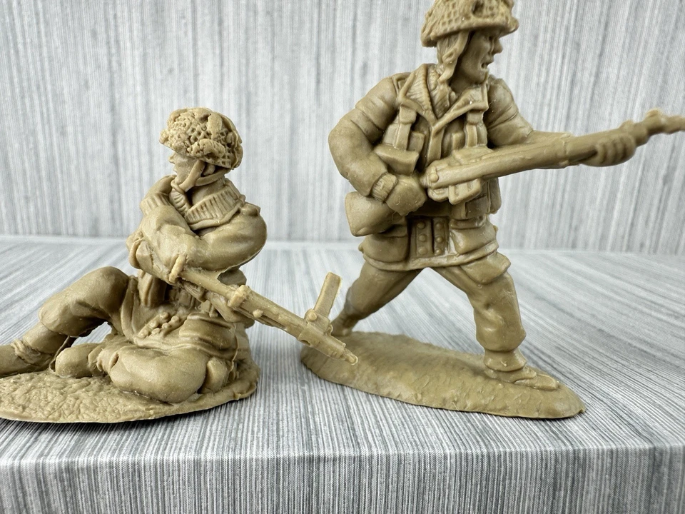 Coleccionables Conte - Paracaidistas 6 Poses 54mm Juguete Soldados Foto 4 de 4