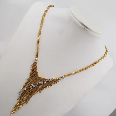 WELLENDORFF BRILLANT-COLLIER IN 750/GOLD insg.ca. 1,06ct BRILLANTEN LÄNGE:42cm - Bild 1 von 4