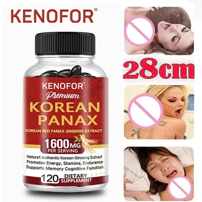 KENOFOR Koreanischer Ginseng-Extrakt, Männergesundheit, Ausdauer, Durchhaltevermögen