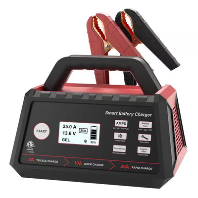 12V Smart Car Charger Fully Automatic Maintainer with Engine Start Desulfator Re