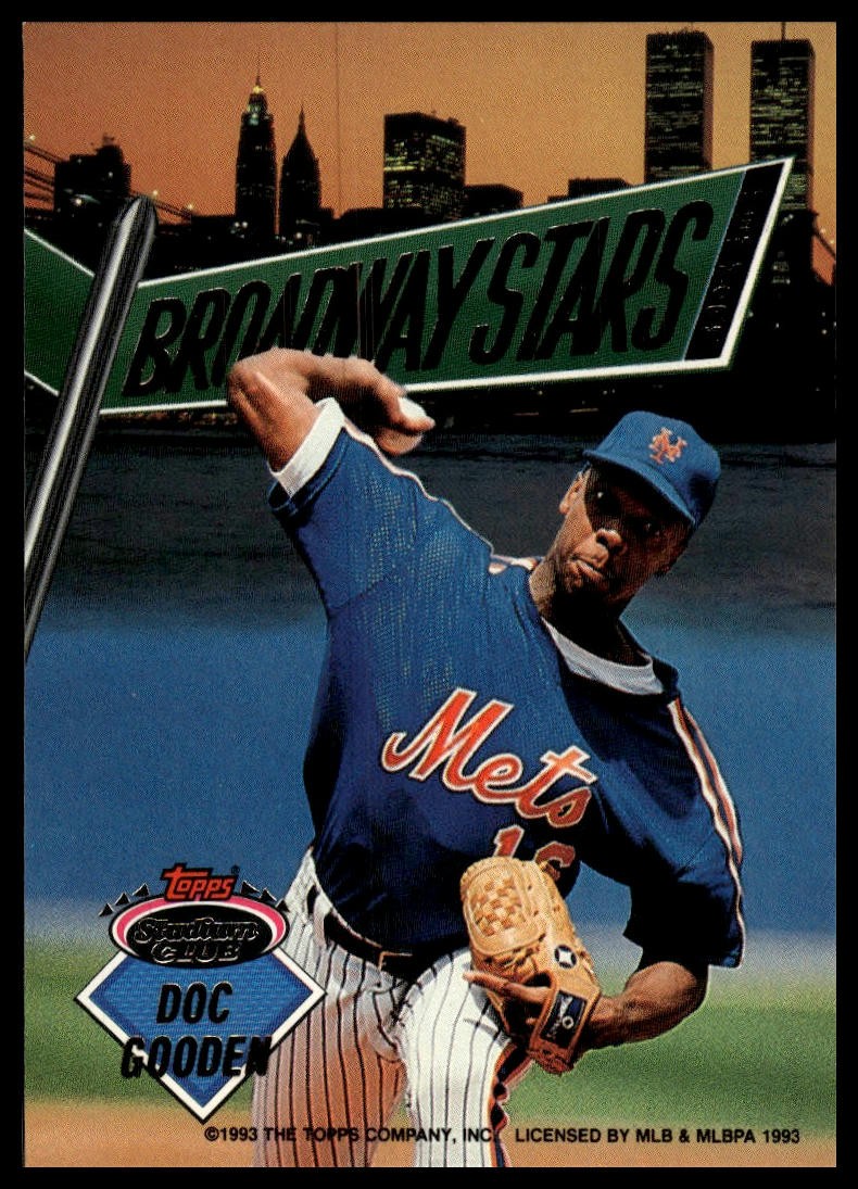 1993 Stadium Club #NNO Doc Gooden / Don Mattingly Superstar Duos Members Only