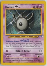 Unown [W] 29/105 Rare Neo Destiny Pokemon Unlimited Lightly Played on eBay