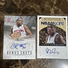 Panini Prestige/NBA Hoops Autograph Charlie Villanueva Josh Akognon Lot 2