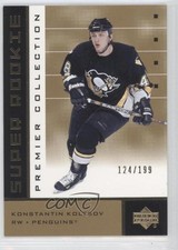 2002 Premier Collection Super Rookies Gold 124/199 Konstantin Koltsov #98 RC m5x