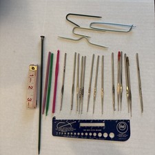 Lot Vtg. Crochet Needles Hooks Lot of 24 Boye  Others Various Sizes Accessories