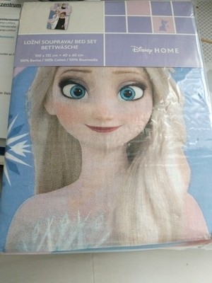 Disney Home Frozen Bettwäsche 100cm X 135cm + 40cm x 60cm ,100% Baumwolle