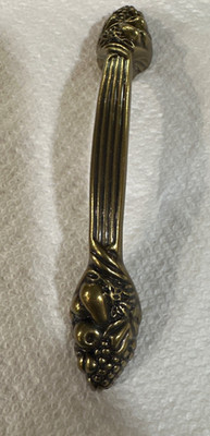 Amerock BP1332-077 Natural Elegance Fruit 3'' Burnished Brass Drawer Handle Pull