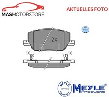 SATZ BREMSBELÄGE BREMSKLÖTZE MEYLE 025 221 6520 A FÜR JEEP RENEGADE SUV