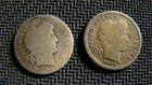 2 Barber Dimes both 1906 O & 1906 From A Local Estate